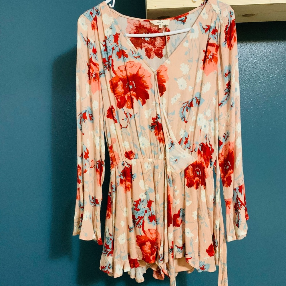 Floral Romper Size Small